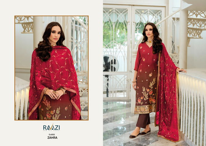 Zahra Vol 6 By Rama Viscose Organza Jacquard Salwar Suits Wholesale Shop in Surat